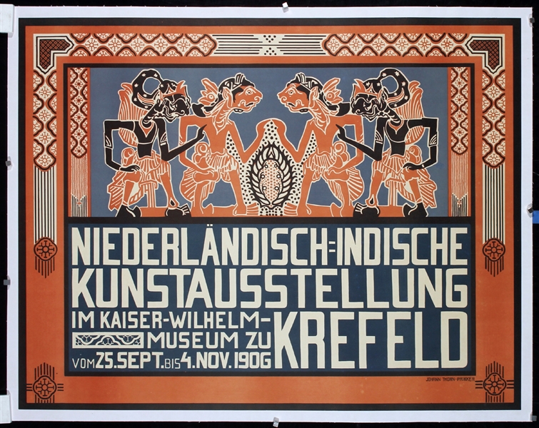 Niederländisch-Indische Kunstausstellung Krefeld by Johan Thorn-Prikker, 1906