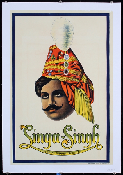 Singa-Singh - The Royal Indian Magician by Anonymous, ca. 1910