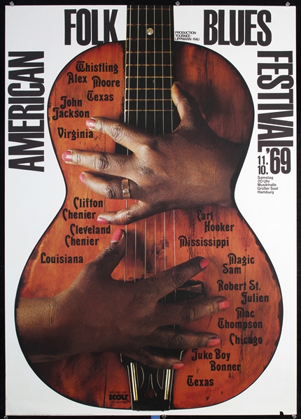 American Folk Blues Festival by Günther Kieser, 1969