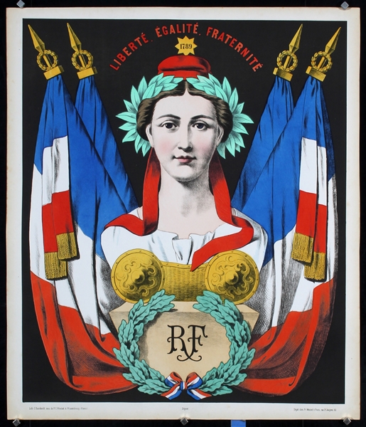 Liberté - Egalité - Fraternité (Wissembourg) by Anonymous, ca. 1890