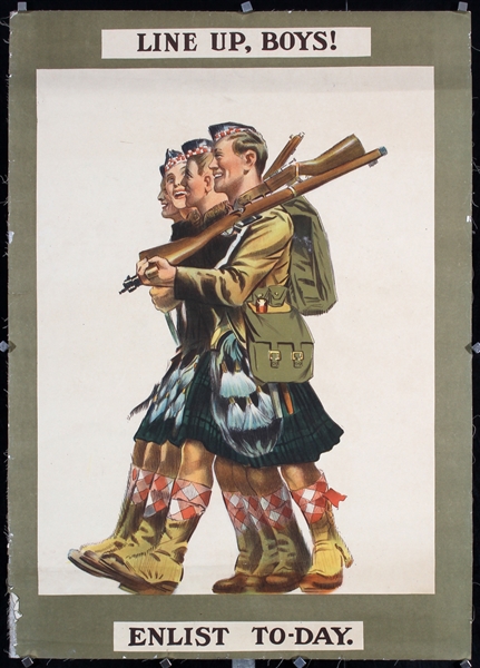 Line up, Boys by Anonymous, 1915