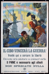 Food will win the war (Italian text) by Charles Chambers, 1917