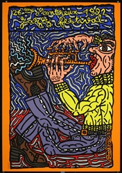 Montreux Jazz Festival by Robert Combas, 1992