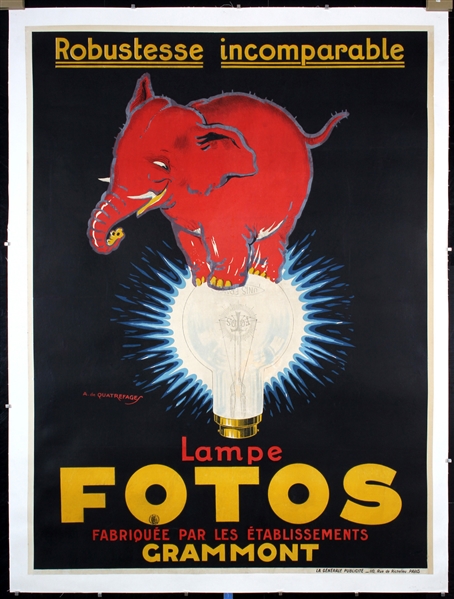 Lampe Fotos by A. de Quatrefages, ca. 1928