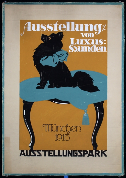 Ausstellung von Luxus-Hunden by Anonymous, ca. 1912