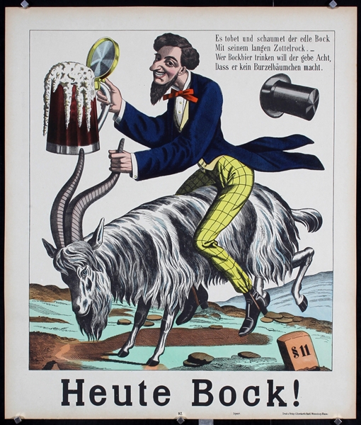 Heute Bock (Wissembourg #97) by Anonymous, ca. 1890