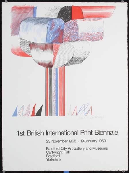 1st British International Print Biennale by David Hockney, 1968