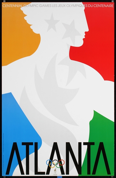 Atlanta - Centennial Olympic Games (2 Posters) by Primo Angeli, 1996