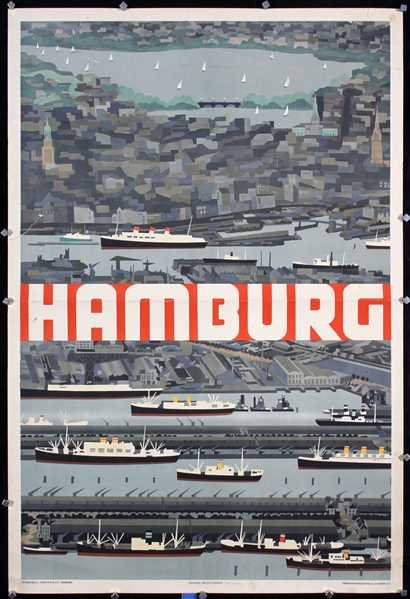 Hamburg by Bruno Karberg, ca. 1955