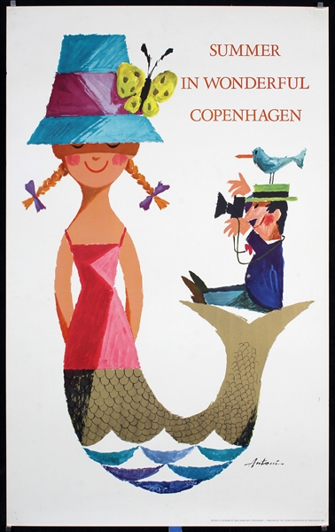 Summer in Wonderful Copenhagen by I. B. Antonio, 1962
