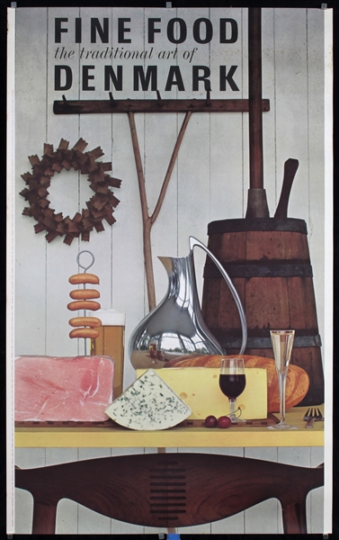 Fine Food in the traditional art of Denmark by Keld Helmer-Petersen, ca. 1960