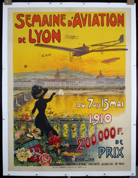Semaine dAviation de Lyon by Charles Tichon, 1910