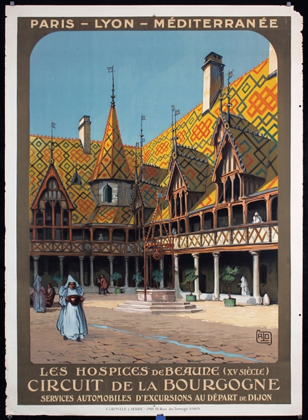 Circuit de la Bourgogne - Hospices de Beaune by Alo (Charles Halo), 1924