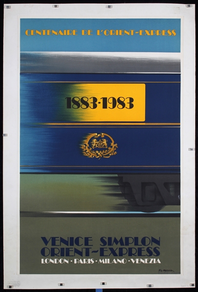 Venice Simplon Orient-Express 1883-1983 by Pierre Fix-Masseau, 1983