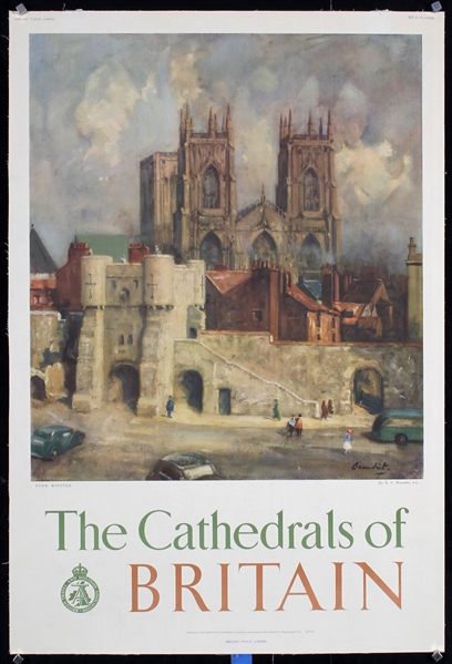 The Cathedrals of Britain (York Minster) by Reginald Brundrit, ca. 1950