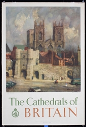 The Cathedrals of Britain (York Minster) by Reginald Brundrit, ca. 1950