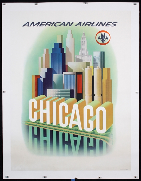 American Airlines - Chicago by Henry Bencsath, ca. 1954