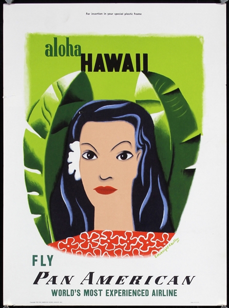 Pan American - Hawaii by Edward McKnight Kauffer, 1953