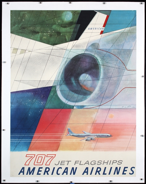 American Airlines - 707 Jet Flagships by Herbert Danska, ca. 1959