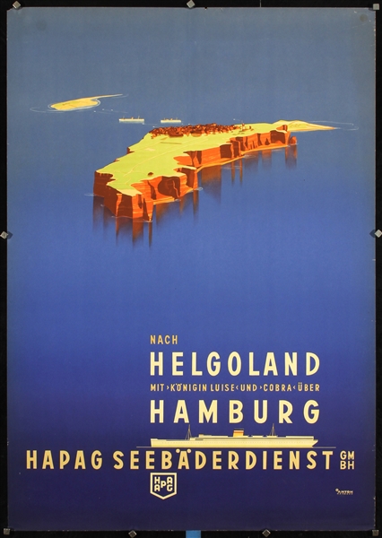 HAPAG - Helgoland - Hamburg by Ottomar Anton, ca. 1935