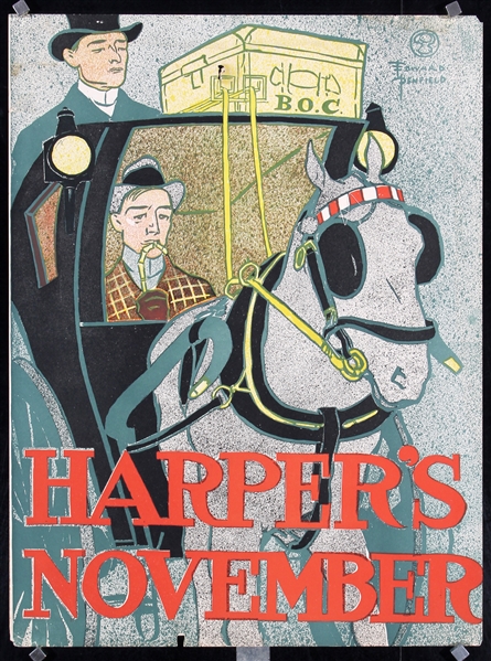 Harpers November by Edward Penfield, 1896