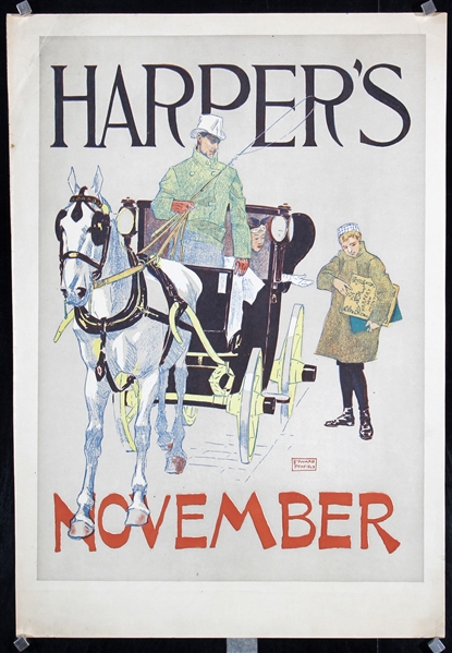 Harpers November by Edward Penfield, 1893