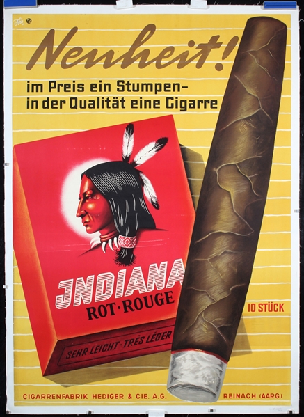 Neuheit - Indiana Rot Rouge by Anonymous - Switzerland, ca. 1940