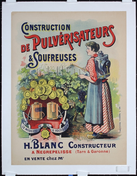 Construction de Pulverisateurs by Anonymous, ca. 1900