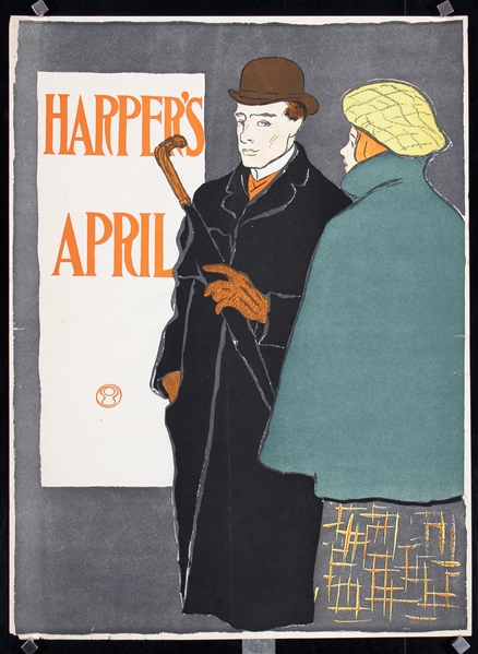 Harpers April by Edward Penfield, 1896