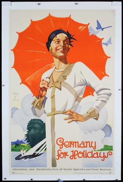 Germany for Holidays by Ludwig Hohlwein, 1932