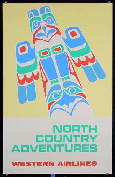 Western Airlines - North Country Adventures by Anonymous - USA, ca. 1960