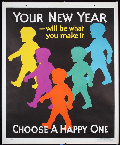 Your New Year - Choose A Happy One by Anonymous, 1929