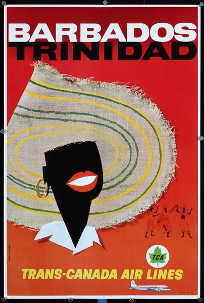 TCA - Barbados Trinidad by Paul Louch, 1958