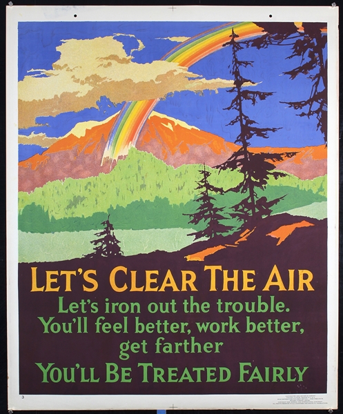 Lets Clear The Air. Work Incentive. 1929