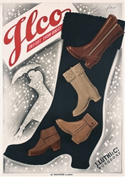 Ilco Import Snow-Boots by Noel Fontanet. ca. 1935