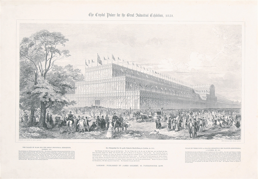 The Crystal Palace of the Great Industrial Exhibition by Anonymous - Great Britain. 1851