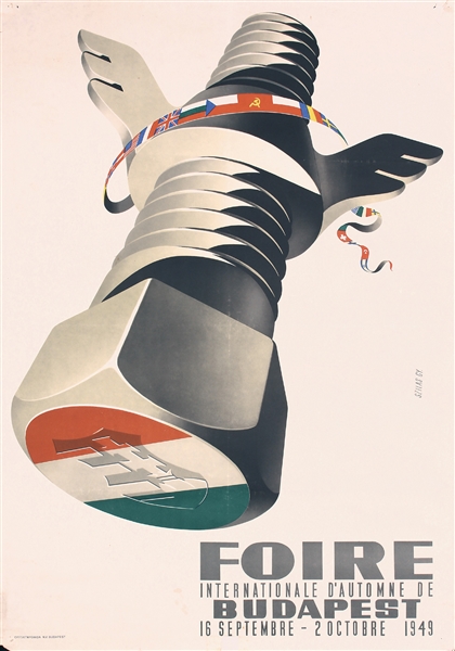 Foire Internationale - Budapest by Gy. Szilas. 1949