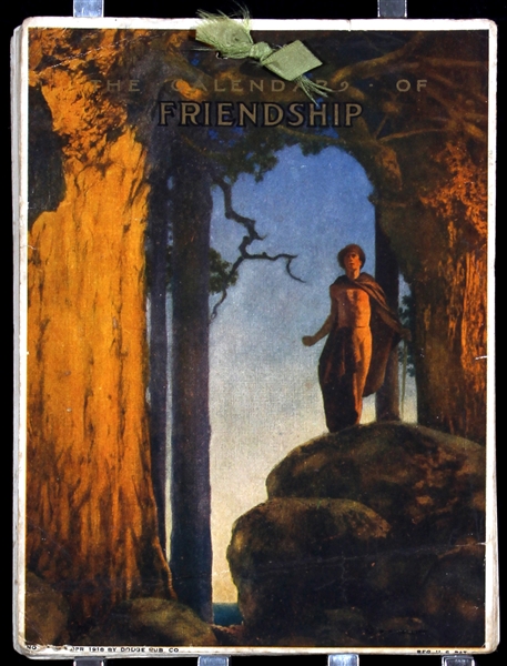 The Calendar of Friendship by Maxfield Parrish. 1918