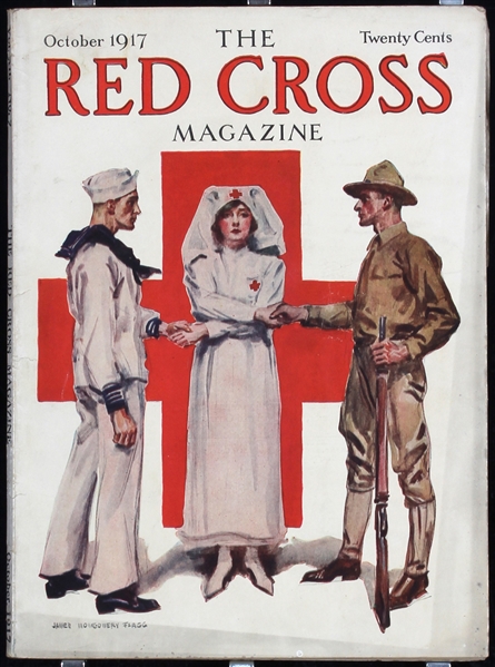 Leslies - The War in Pictures (4 Magazines) by James Montgomery Flagg. 1918