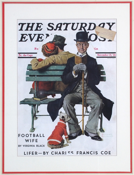 The Saturday Evening Post (4 Magazine Covers) by Norman Rockwell. 1936 - 1938
