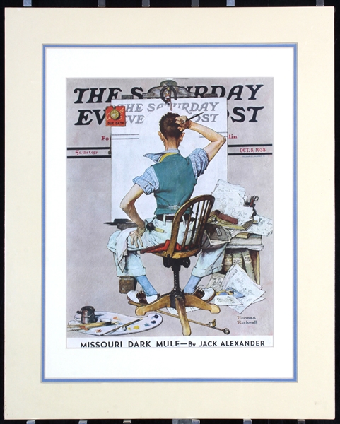 The Saturday Evening Post (4 Magazine Covers) by Norman Rockwell. 1938 - 1941
