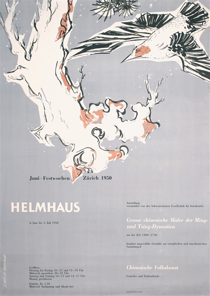 Juni-Festwochen - Helmhaus by Josef Müller-Brockmann. 1950