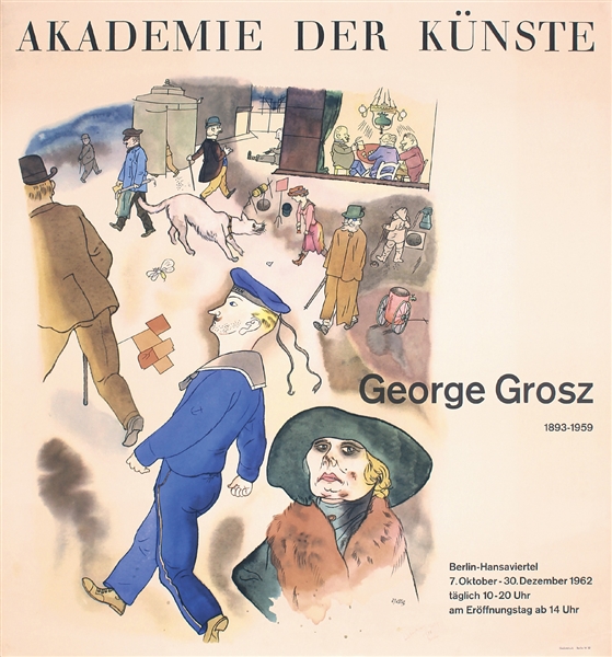 Akademie der Künste by George Grosz. 1962