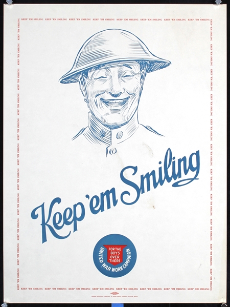Keep em smiling by Anonymous - USA. ca. 1918