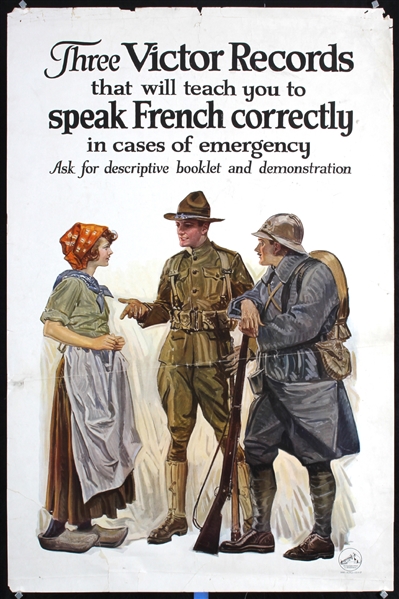 Victor Records - Speak French Correctly by Anonymous - USA. 1917