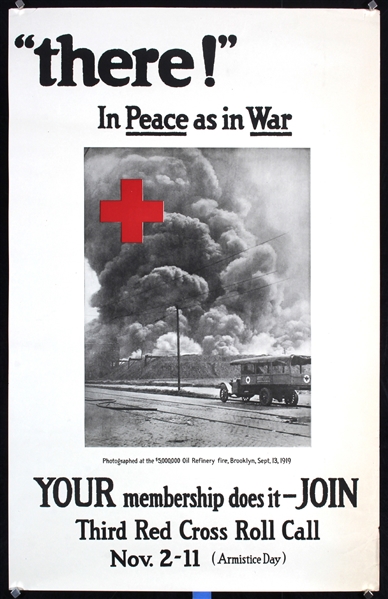 There! In Peace as in War (Red Cross) by Anonymous - USA. 1919