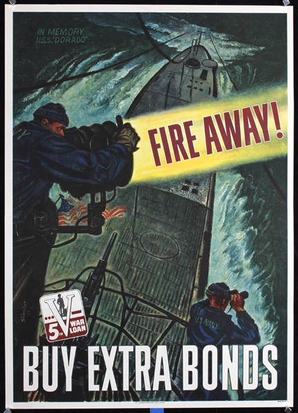 Fire Away by Georges Schreiber. 1944