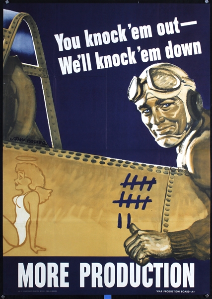 You knock ´em out by John Falter. 1942