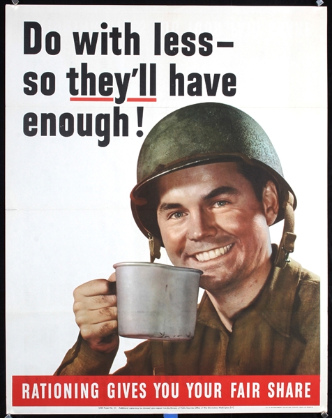 Do with less - so theyll have enough by Anonymous - USA. 1943