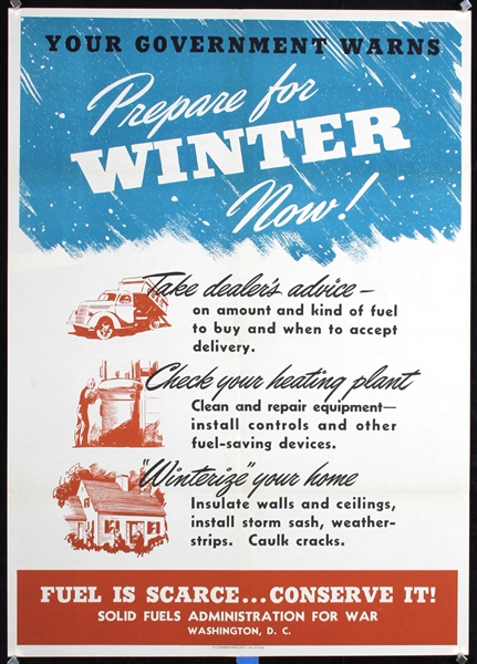 Prepare for winter now by Anonymous - USA. 1944